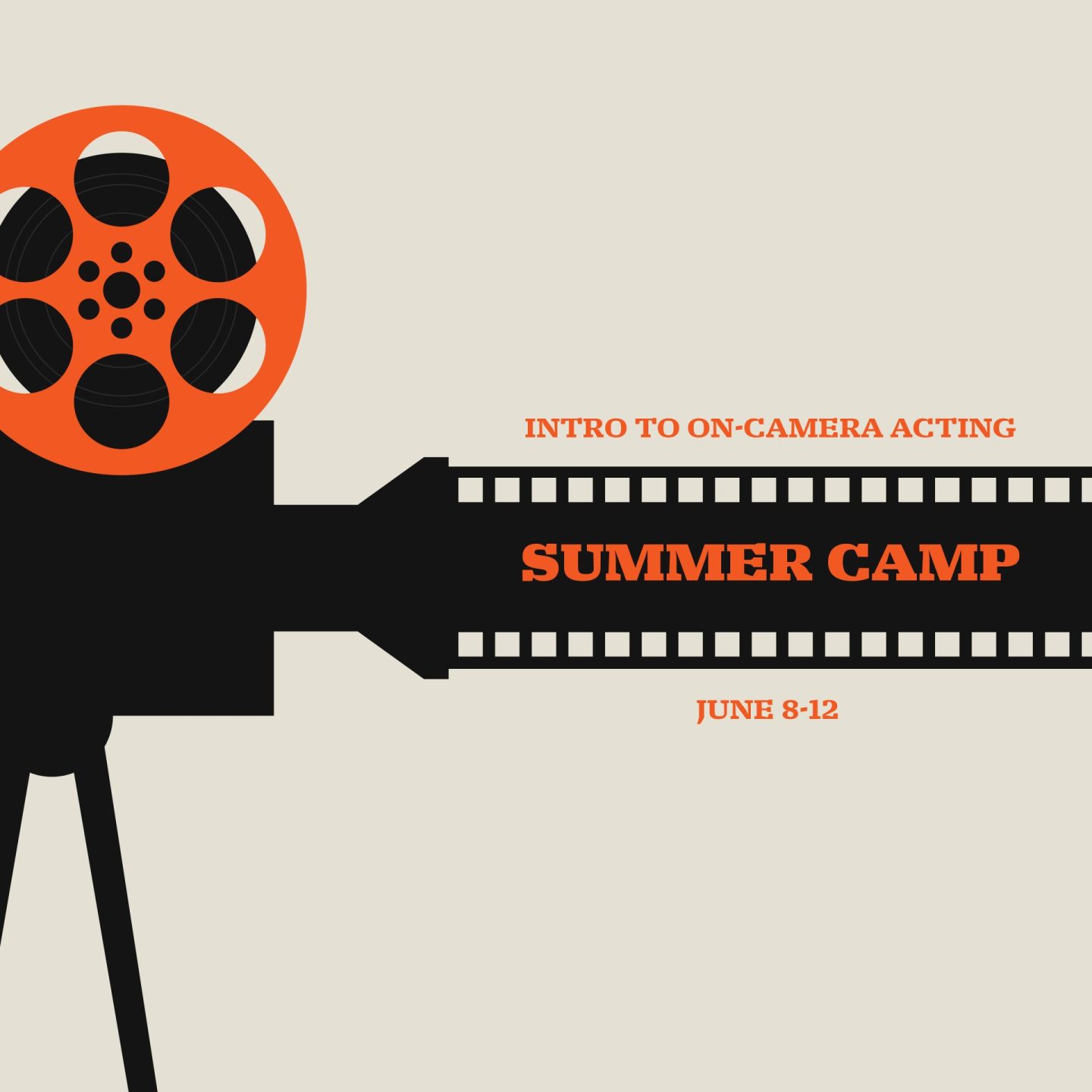 Intro to ON-CAMERA Acting – Summer Camp