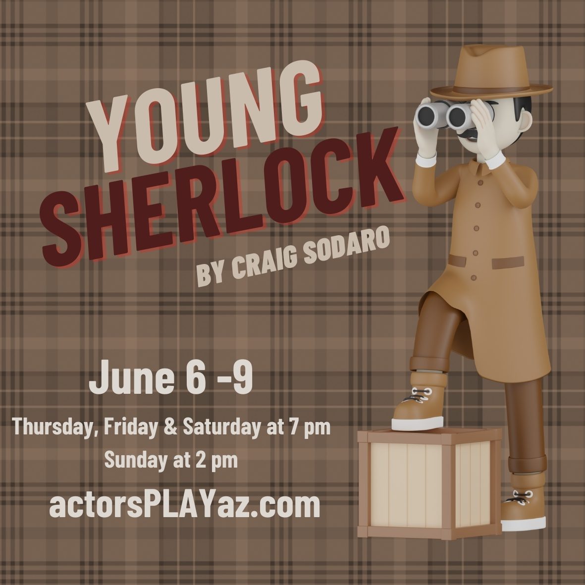 Young Sherlock – performances June 6-9